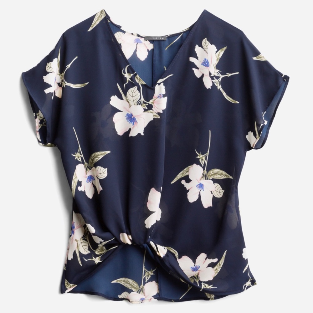 West Kei Allura Knot Detail Blouse